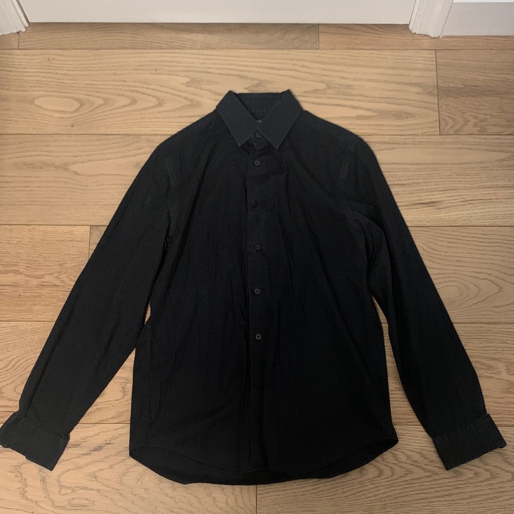 Express Men's Black Dress Shirt